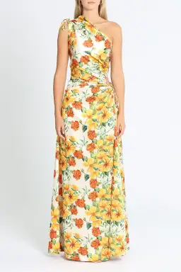 Sonya Nour Yarden Floral Maxi Dress Multi Size 14
