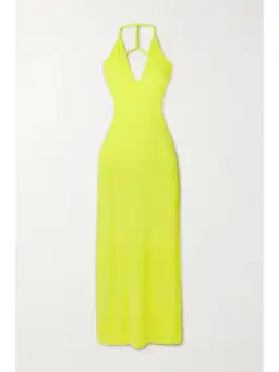Dion Lee V Neck Rope Dress Yellow Size AU 6 for rent on The Volte - image 3