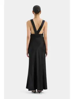 Sir the Label Aries Cut Out Gown in Black Size 1 / AU 8 for rent on The Volte - image 3
