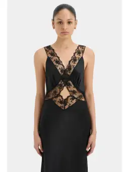Sir the Label Aries Cut Out Gown in Black Size 1 / AU 8 for rent on The Volte - image 2