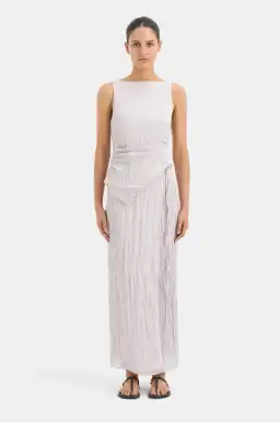 Sir The Label Ligera Top Size 0/Au 6 And Wrap Skirt Size 0p/Au 6P Set Silver for rent on The Volte - image 1