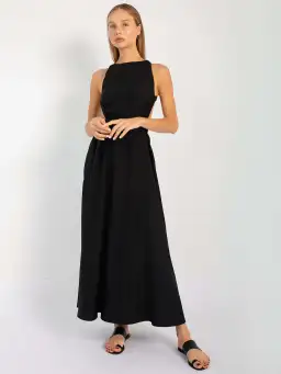 Sir The Label Aramis Maxi Dress Black Size 8