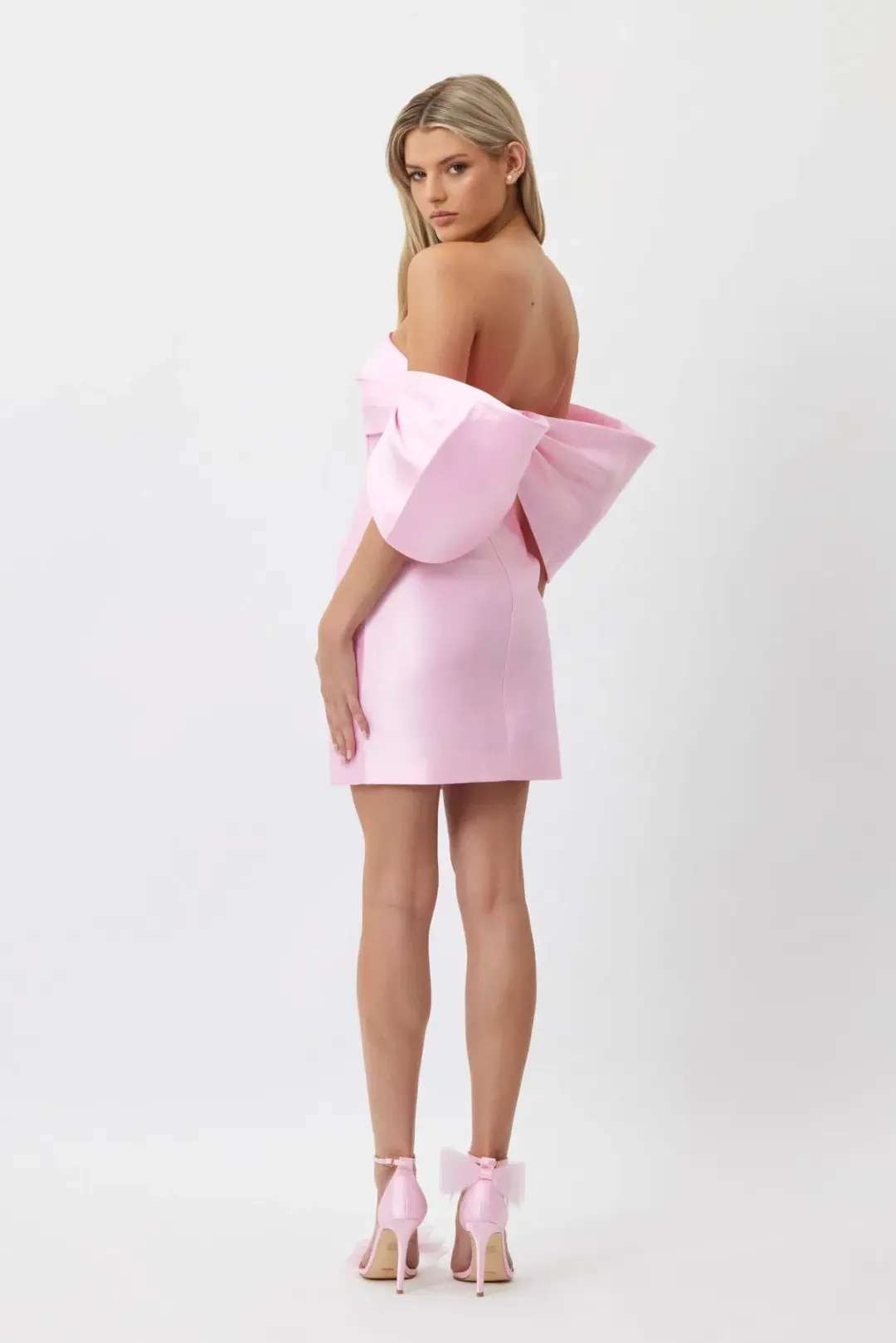 Bianca & Bridgett Eden Mini Dress Pink Size 6 for rent on The Volte - main image