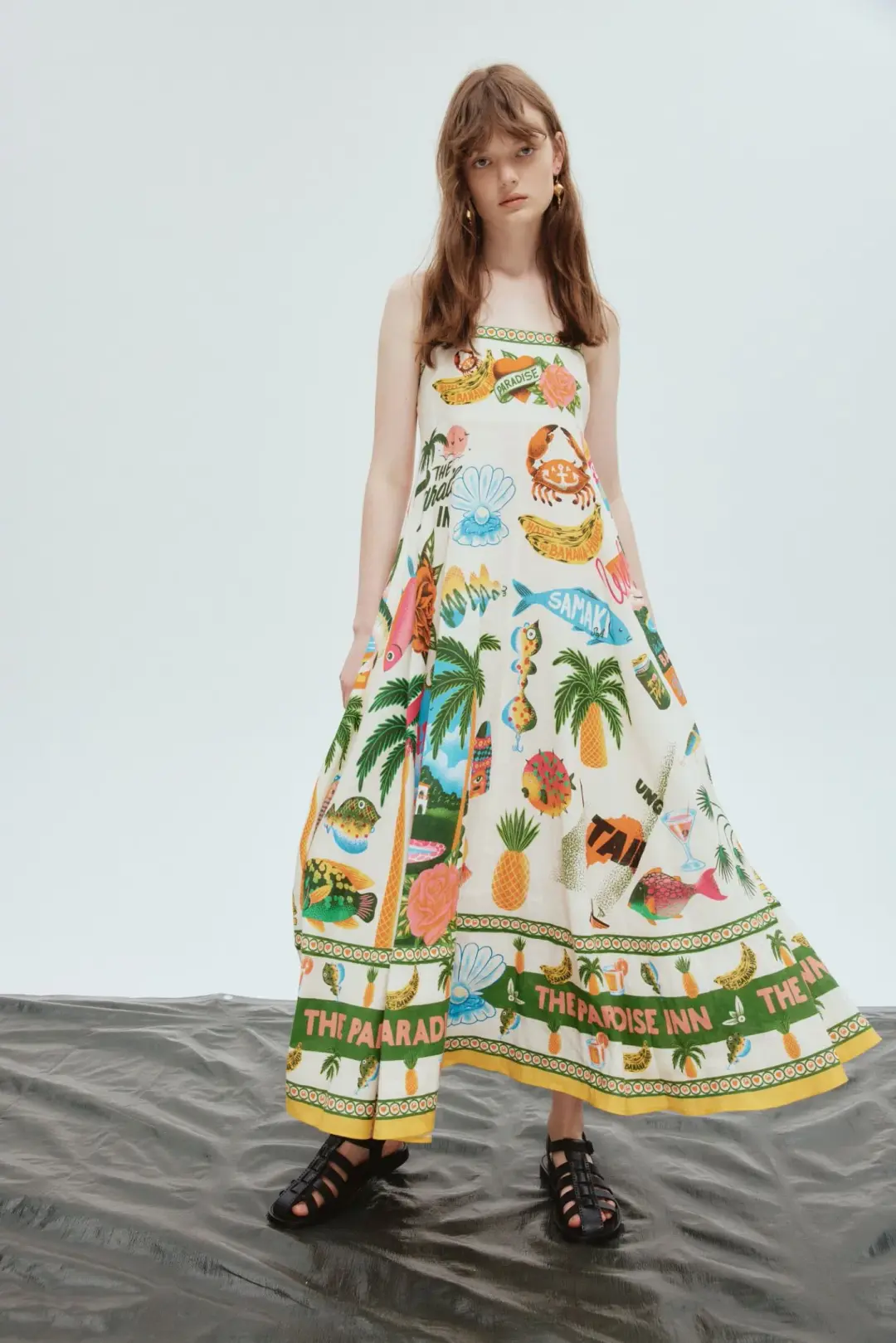 Alemais Paradiso Sundress In Multi Size 14 for rent on The Volte - main image