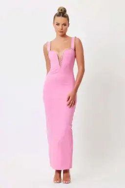 Bianca and Bridgett Scarlett Maxi Dress Pink Size 8 for rent on The Volte - image 1
