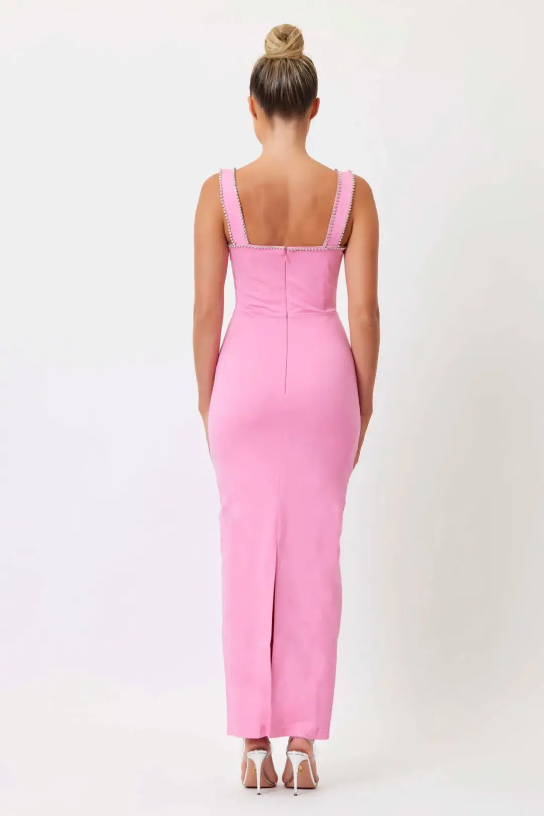 Bianca and Bridgett Scarlett Maxi Dress Pink Size 8 for rent on The Volte - main image