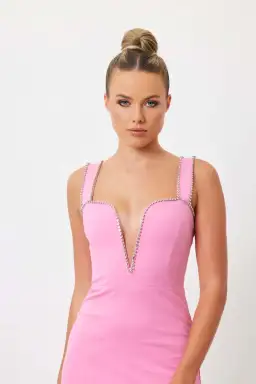 Bianca and Bridgett Scarlett Maxi Dress Pink Size 8 for rent on The Volte - image 3