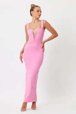 Bianca and Bridgett Scarlett Maxi Dress Pink Size 8 for rent on The Volte - image 4