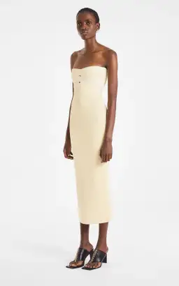Dion Lee Interlock Midi Dress Yellow Size XS/AU 6