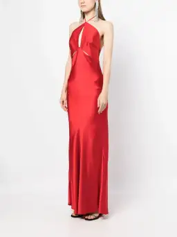 Rachel Gilbert Rozalia Cutout Dress Red Size 8