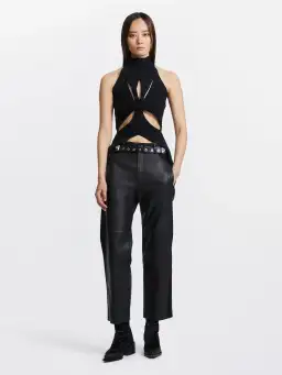 Dion Lee Twist Tank Top Black Size 8 for rent on The Volte - image 1