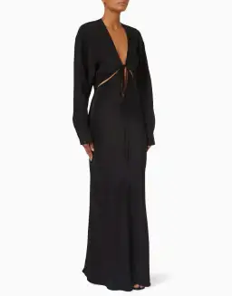 Christopher Esber Triquetra Maxi Dress Black Size 6 for rent on The Volte - image 2