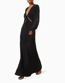 Christopher Esber Triquetra Maxi Dress Black Size 6 for rent on The Volte - image 1