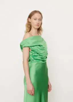 Paris Georgia Davie Dress in Basil Size XS / AU 6 for rent on The Volte - image 4