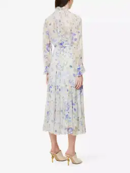 Zimmermann Natura Tubular Midi Dress Blue Garden Floral Size 4 / AU 16 for rent on The Volte - image 2