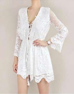 Zimmermann Roza Silk Veil Playsuit White Size 0 / AU 8 for rent on The Volte - image 5