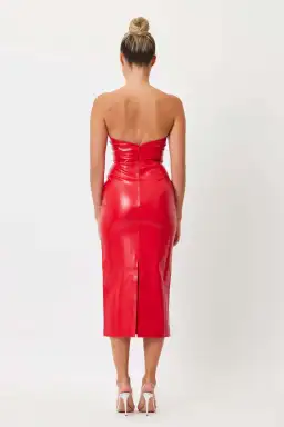 Bianca and Bridgett Kylie Midi Dress Red Size 6 for rent on The Volte - image 3