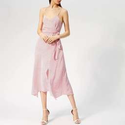 Bec & Bridge Love Sensation Wrap Dress Pink Size 6 for rent on The Volte - image 1
