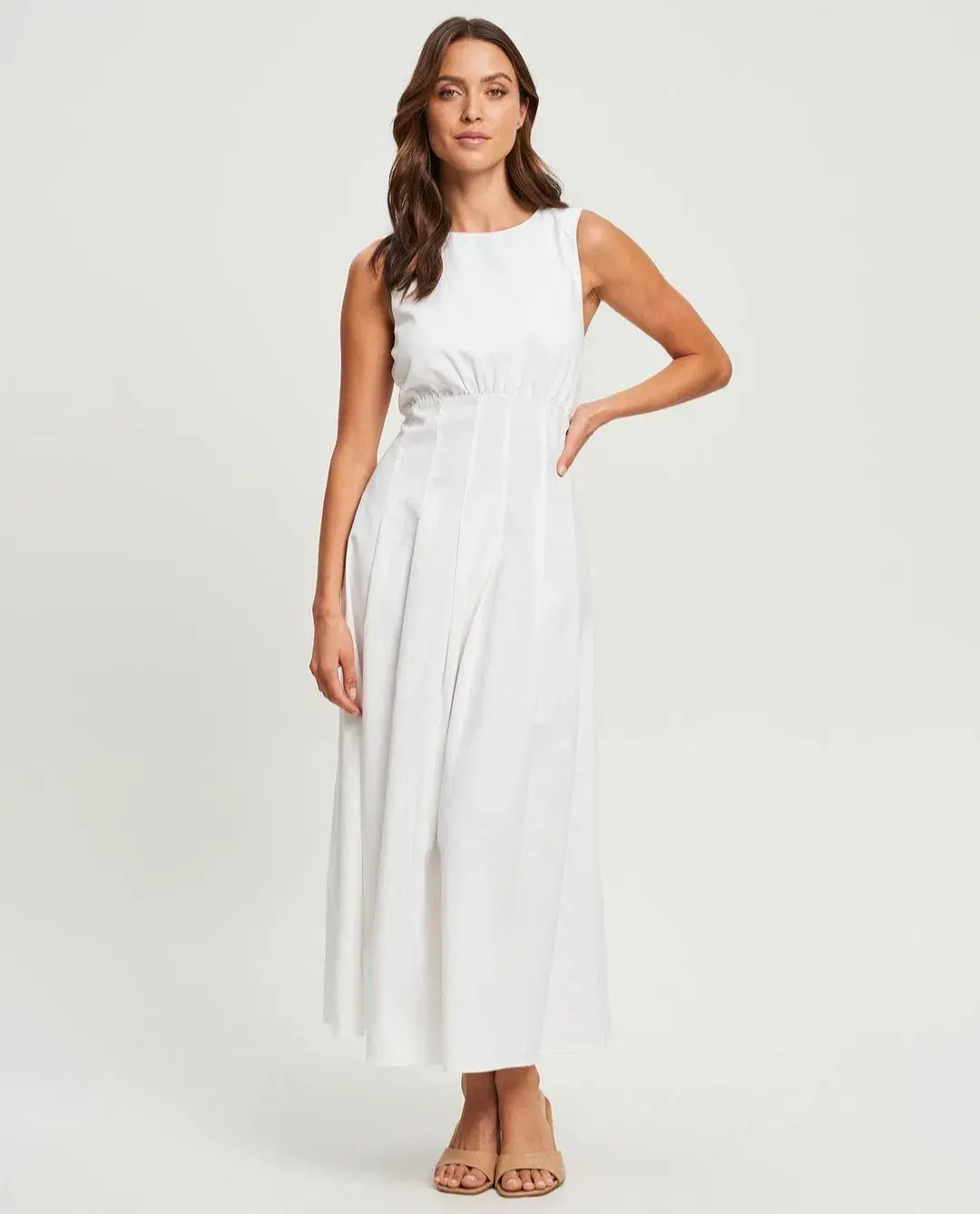 Reux Kendrick Dress White Size 10 for rent on The Volte - main image