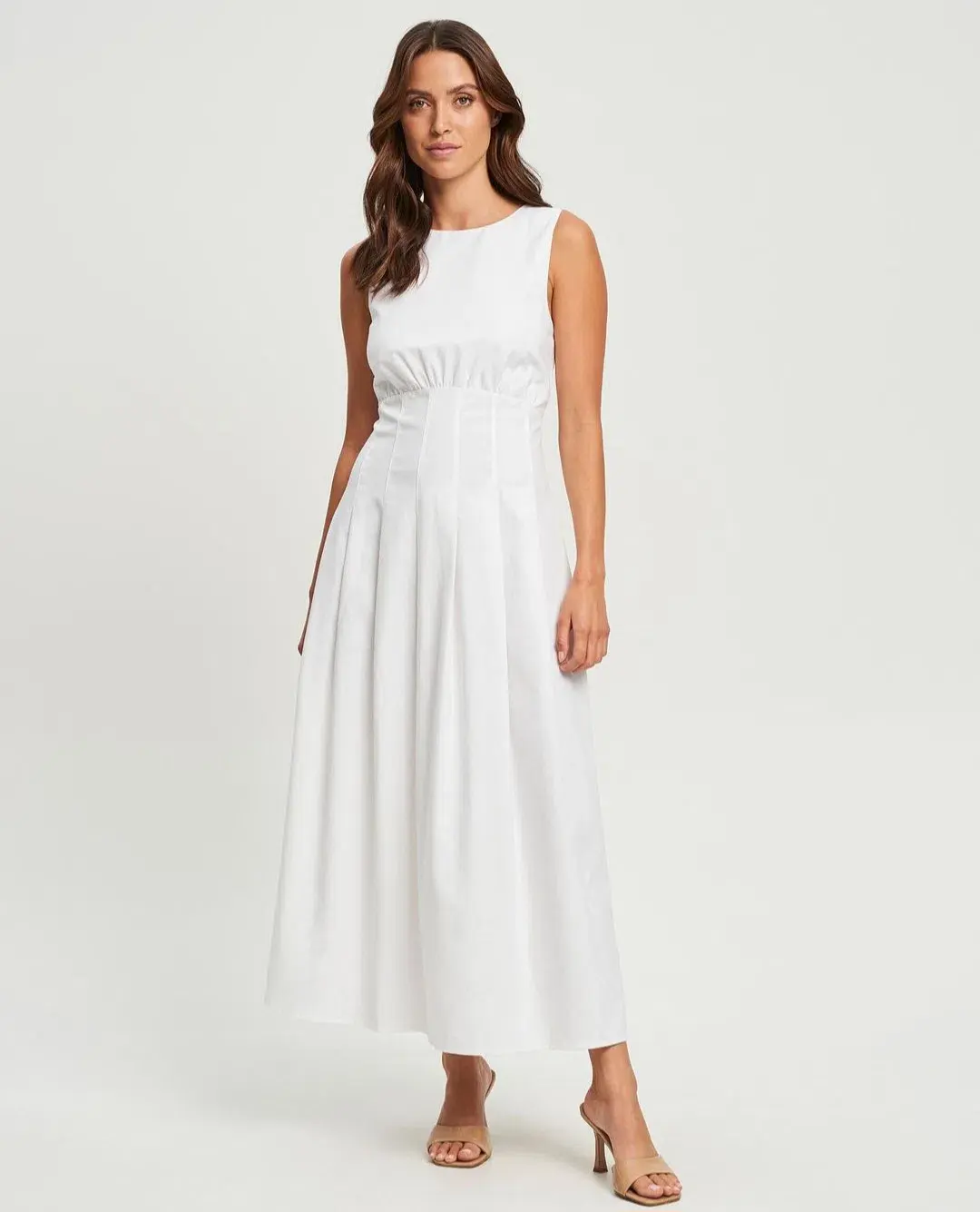 Reux Kendrick Dress White Size 10 for rent on The Volte - main image
