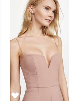 Nicholas Flip Hem Bra Bandage Dress in Nude Size 0 for rent on The Volte - image 4
