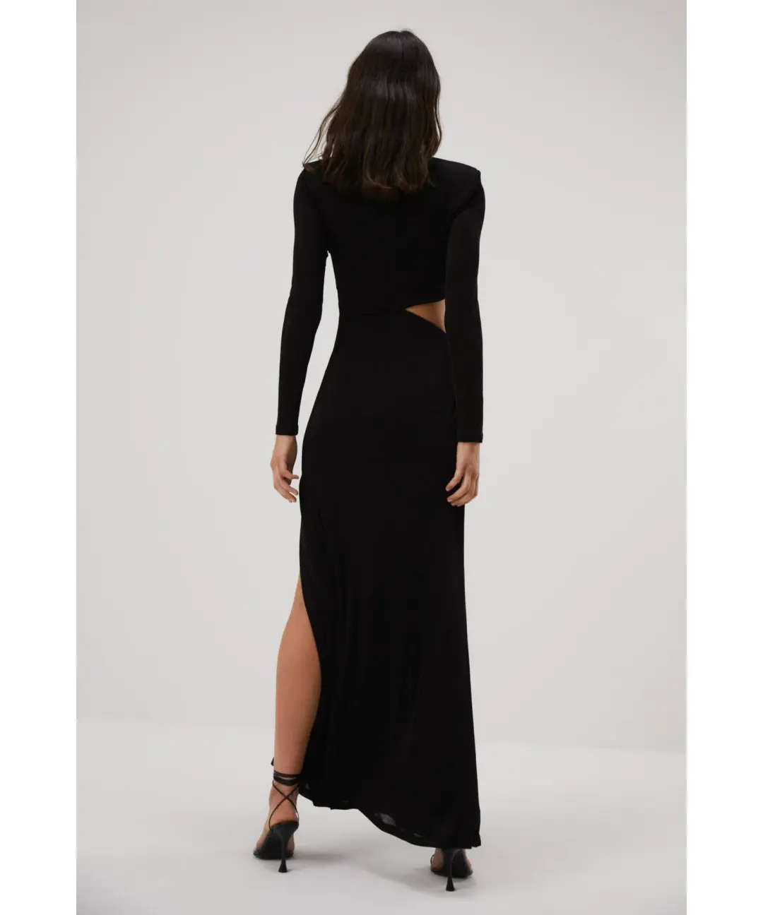 Misha Akari Floor Length Gown Black Size 6/XS for rent on The Volte - main image