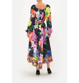 Camilla Gathered Flared Dress Away with the Fairies Print Size Medium / AU 12 for rent on The Volte - image 3