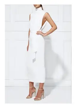 MISHA Balbina Milk Dress White Size 6/XS for rent on The Volte - image 1
