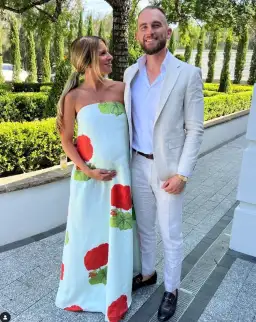 Oroton Posie Geranium Gown Sea Spray Size 6 for rent on The Volte - image 14