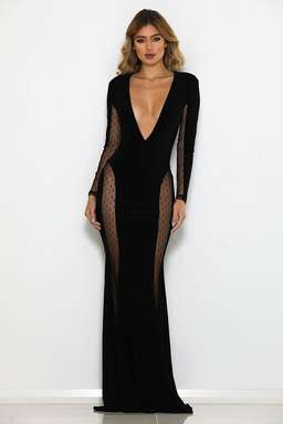 Abyss by Abby Penelope Gown Black Size 6 for rent on The Volte - image 1