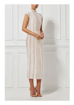 MISHA Chiara Lace Milk Dress White Size 6/XS for rent on The Volte - image 1