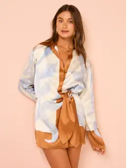 Sir the Label Sorrento Shirt Dress Print Size 8 for rent on The Volte - image 2