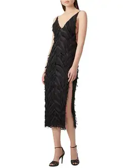 Camilla and Marc Farrah Fringed Dress Black Size 14 (Fits a 10) for rent on The Volte - image 4