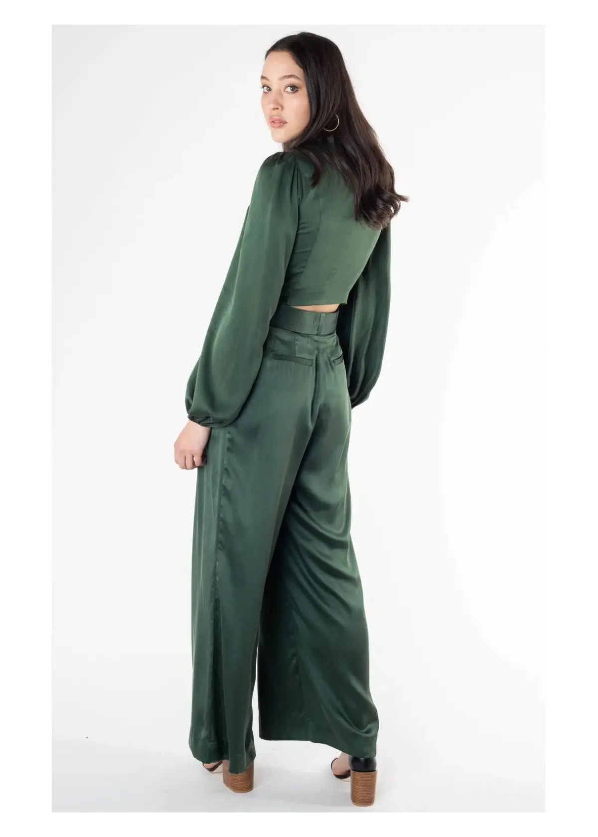 Zimmermann Espionage Silk Set Green Size 0/ AU 8 - Image 2