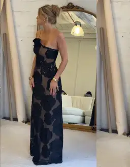 Arcina Ori Marcella Dress Black Size 6 for rent on The Volte - image 2