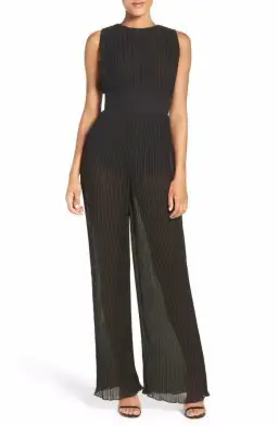 MISHA Larissa Pantsuit Black Size 6/XS for rent on The Volte - image 2