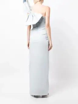 Rachel Gilbert Olive Gown Ice Blue 16 (Aus 16) for rent on The Volte - image 1