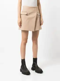 Dion Lee Frame Mini Skirt in Camel Size 6 for rent on The Volte - image 2