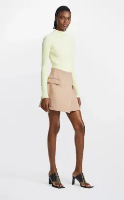 Dion Lee Frame Mini Skirt in Camel Size 6 for rent on The Volte - image 1