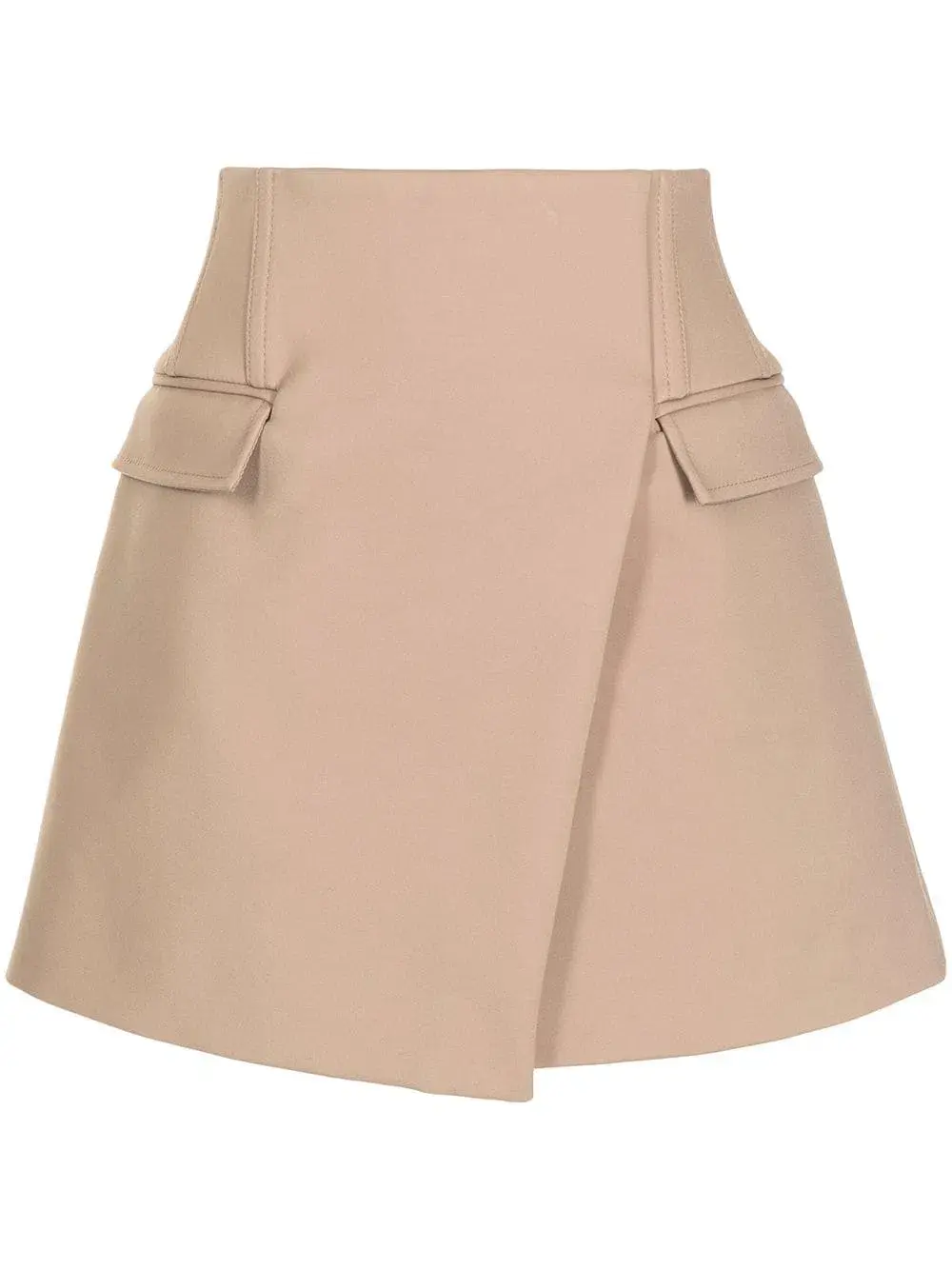 Dion Lee Frame Mini Skirt in Camel Size 6 for rent on The Volte - main image