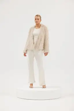 Bubish Valencia Jacket in Oatmeal Size 12 for rent on The Volte - image 1