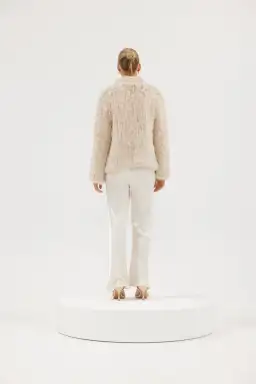 Bubish Valencia Jacket in Oatmeal Size 12 for rent on The Volte - image 3