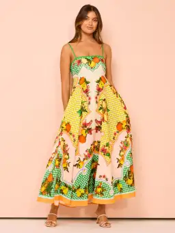 Alemais Lemonis Sundress In Multi Size 14 for rent on The Volte - image 1