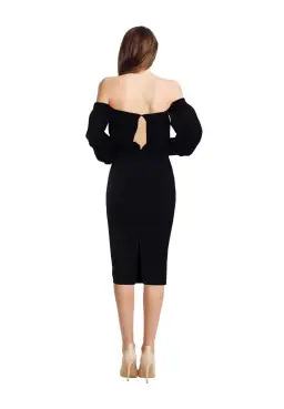 MISHA Adia Dress Black Size 6/XS for rent on The Volte - image 3