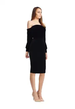 MISHA Adia Dress Black Size 6/XS for rent on The Volte - image 2