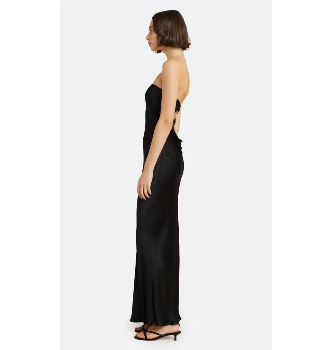 Bec & Bridge Moon Dance Strapless Dress in Black Size AU 6 for rent on The Volte - main image