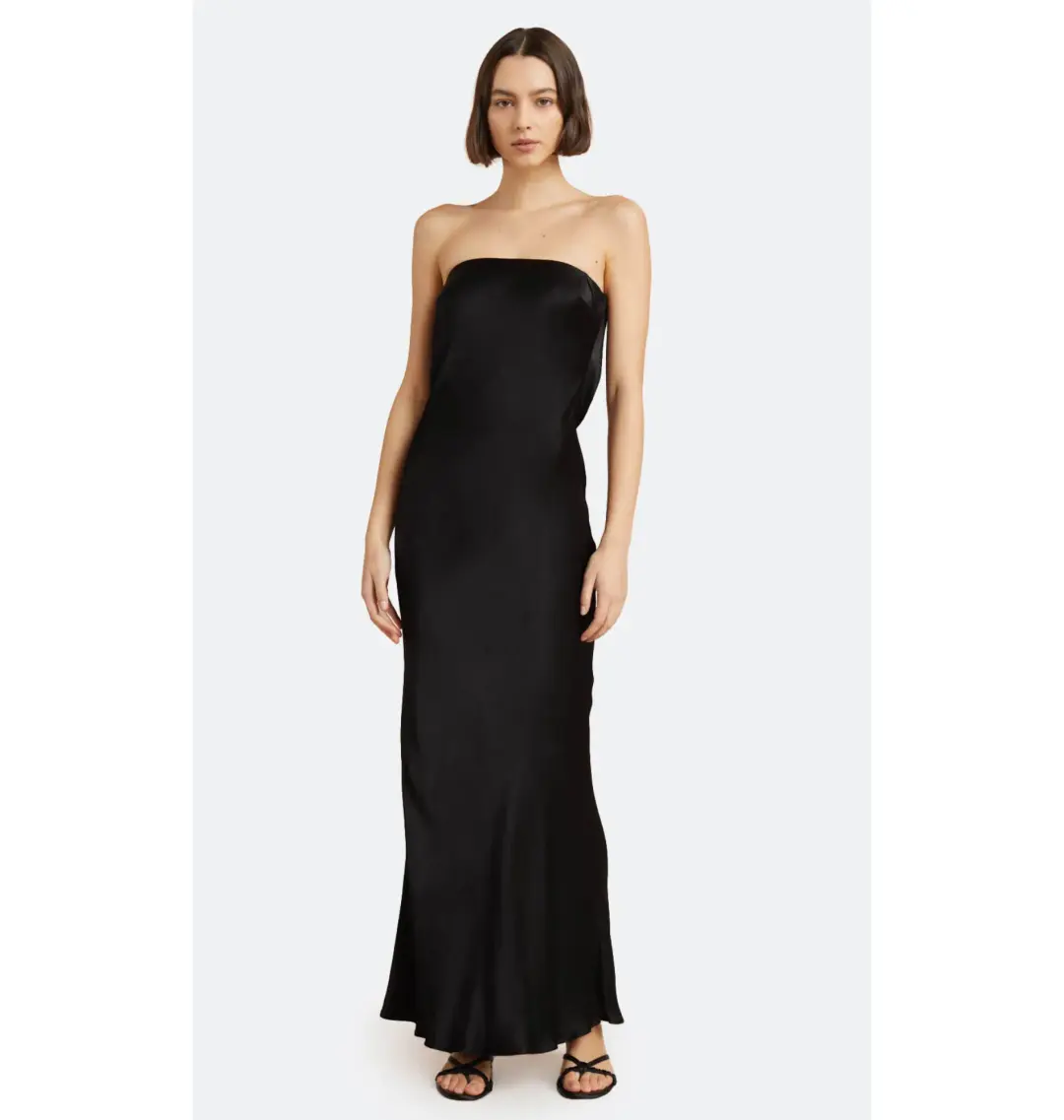 Bec & Bridge Moon Dance Strapless Dress in Black Size AU 6 for rent on The Volte - main image
