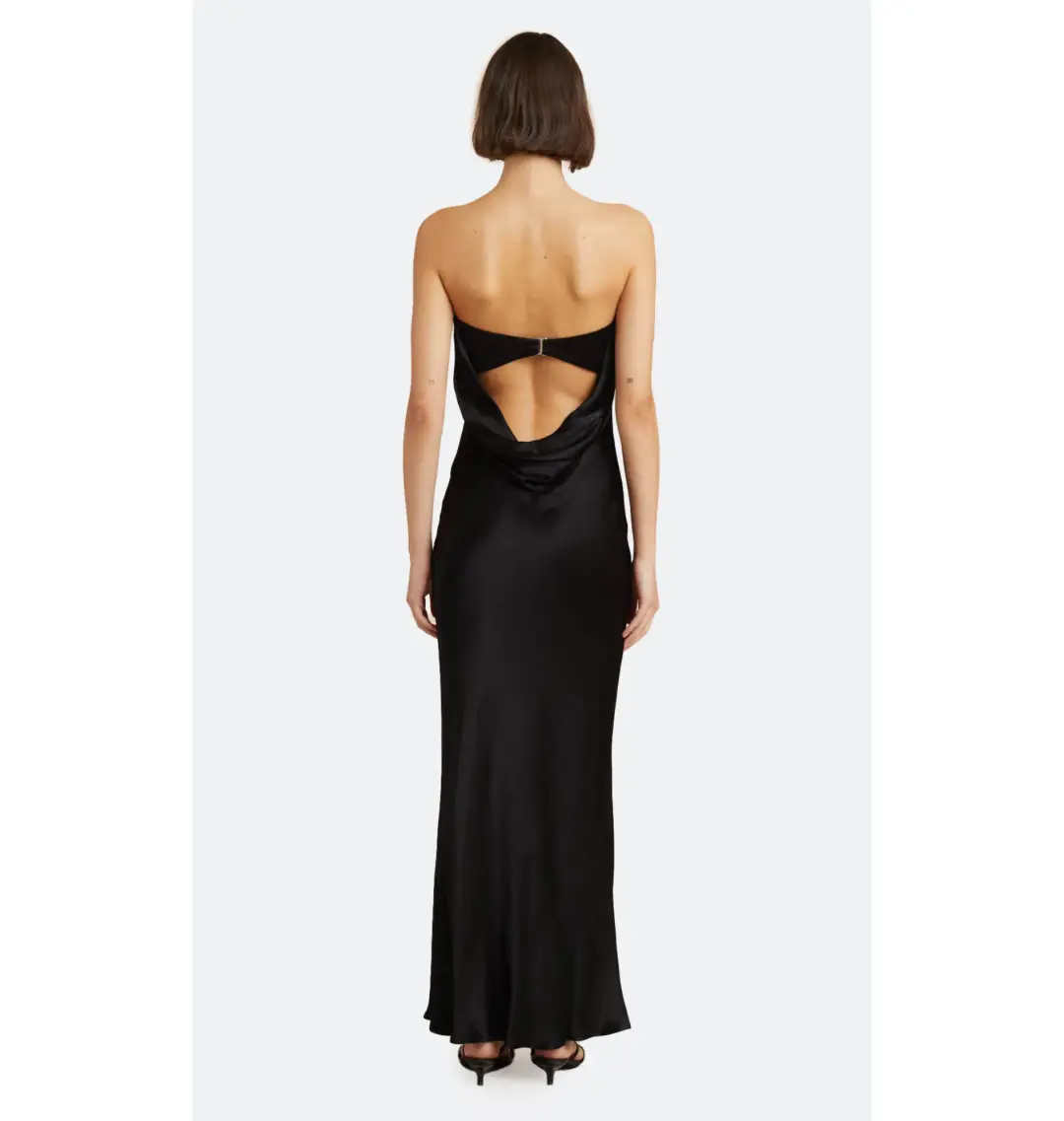 Bec & Bridge Moon Dance Strapless Dress in Black Size AU 6 for rent on The Volte - main image