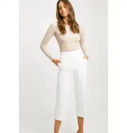 Kookai Oyster Pant White Size AU 12 for rent on The Volte - image 2