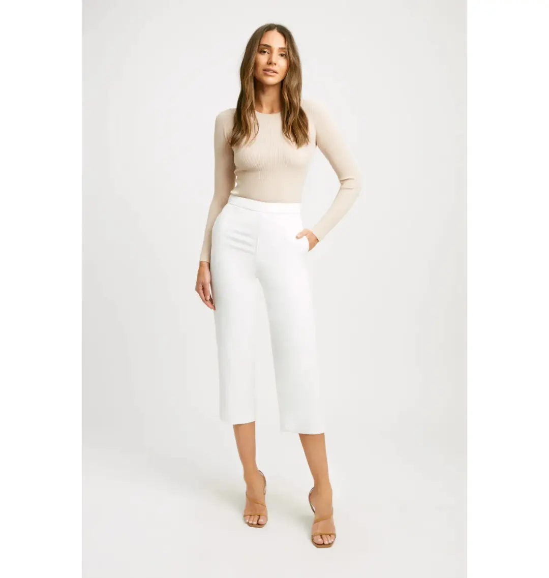 Kookai Oyster Pant White Size AU 12 for rent on The Volte - main image